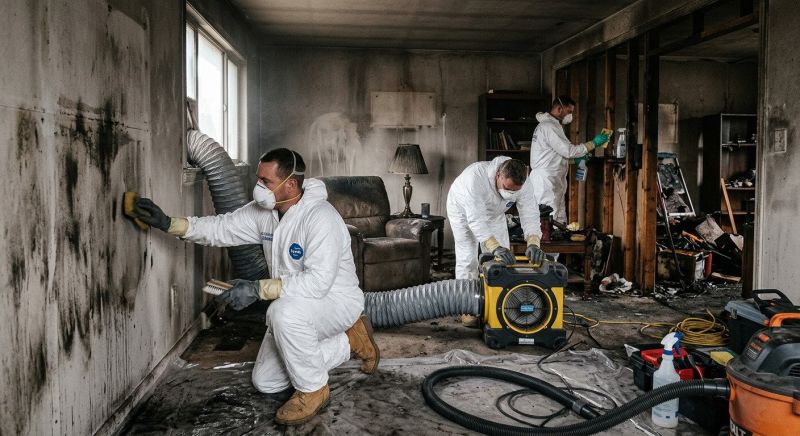 Fire Damage Cleanup in Mesa, AZ